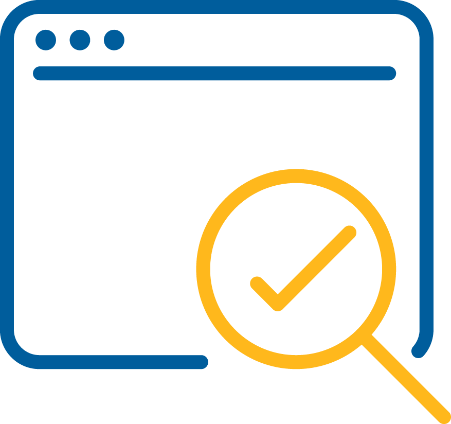 Icon of magnifying glass