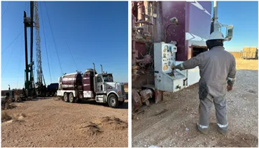 Worksite for hot oiling operations