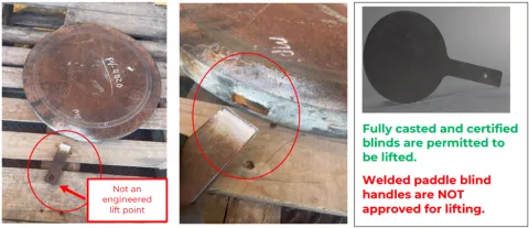 Potential Dropped Object – Paddle Blind