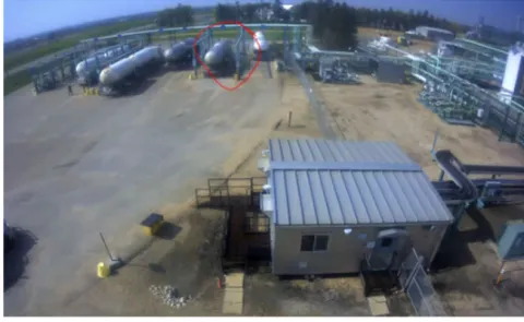 Truck rack and event location